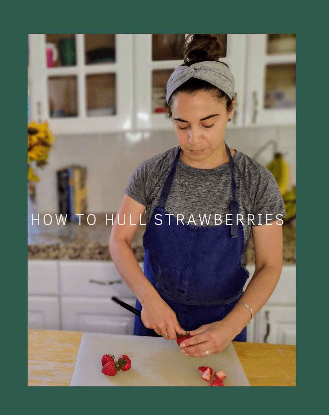 Kitchen Tip: Hulling Strawberries with a Straw - Barefeet in the Kitchen